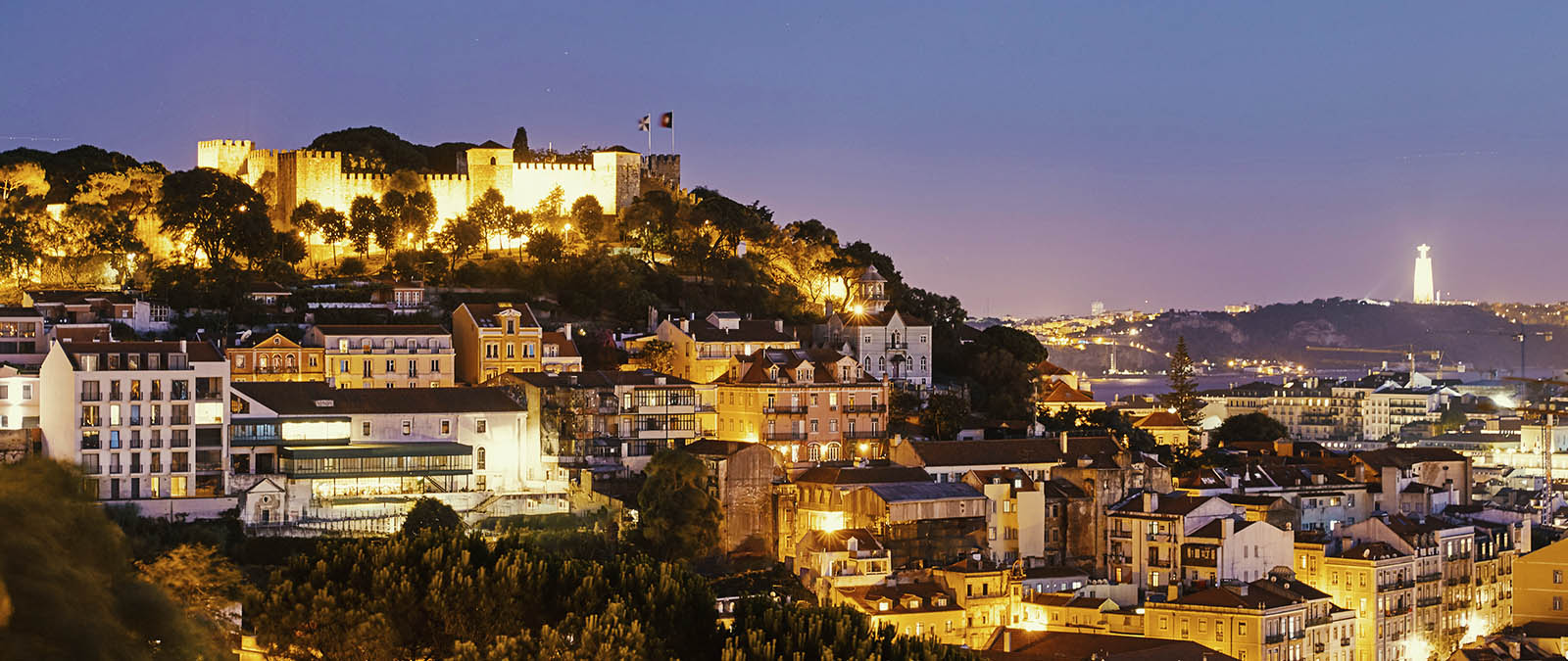 Lisbon City at night.