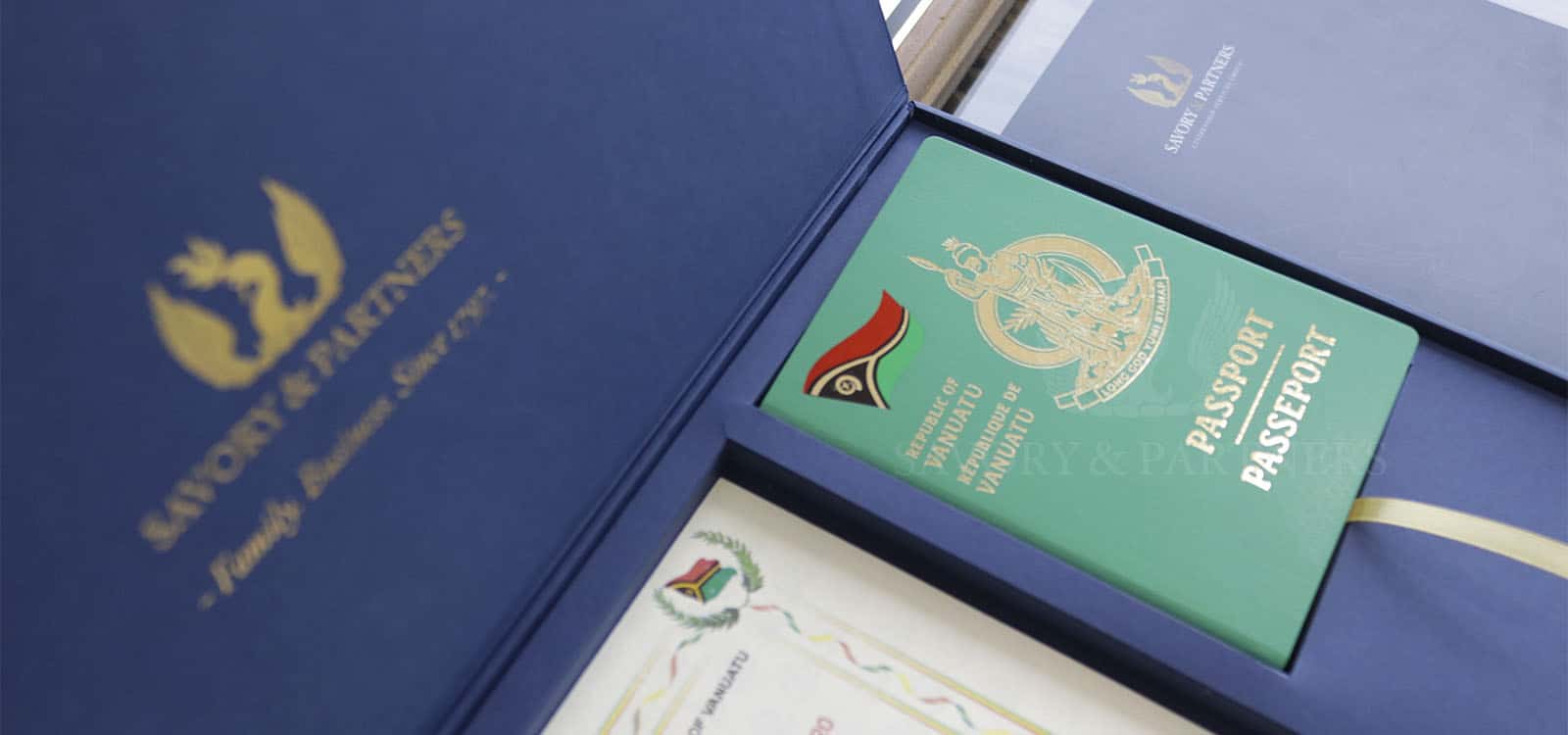 Passport granted through Vanuatu citizenship by investment program