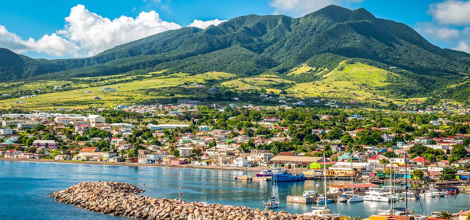 View from Cruise Port Zante, Basseterre.