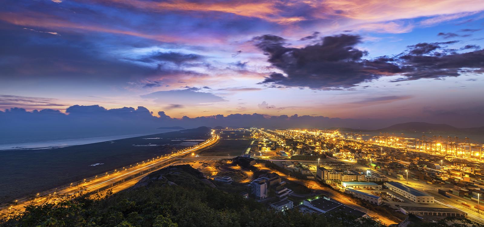 Citizenship by Investment - Aerial view of Shanghai Yangshan Port in China