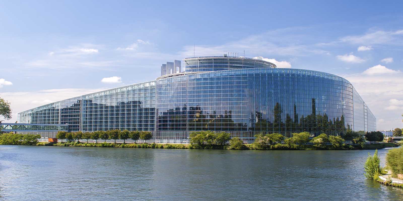 European Parliament building in Strasbourg