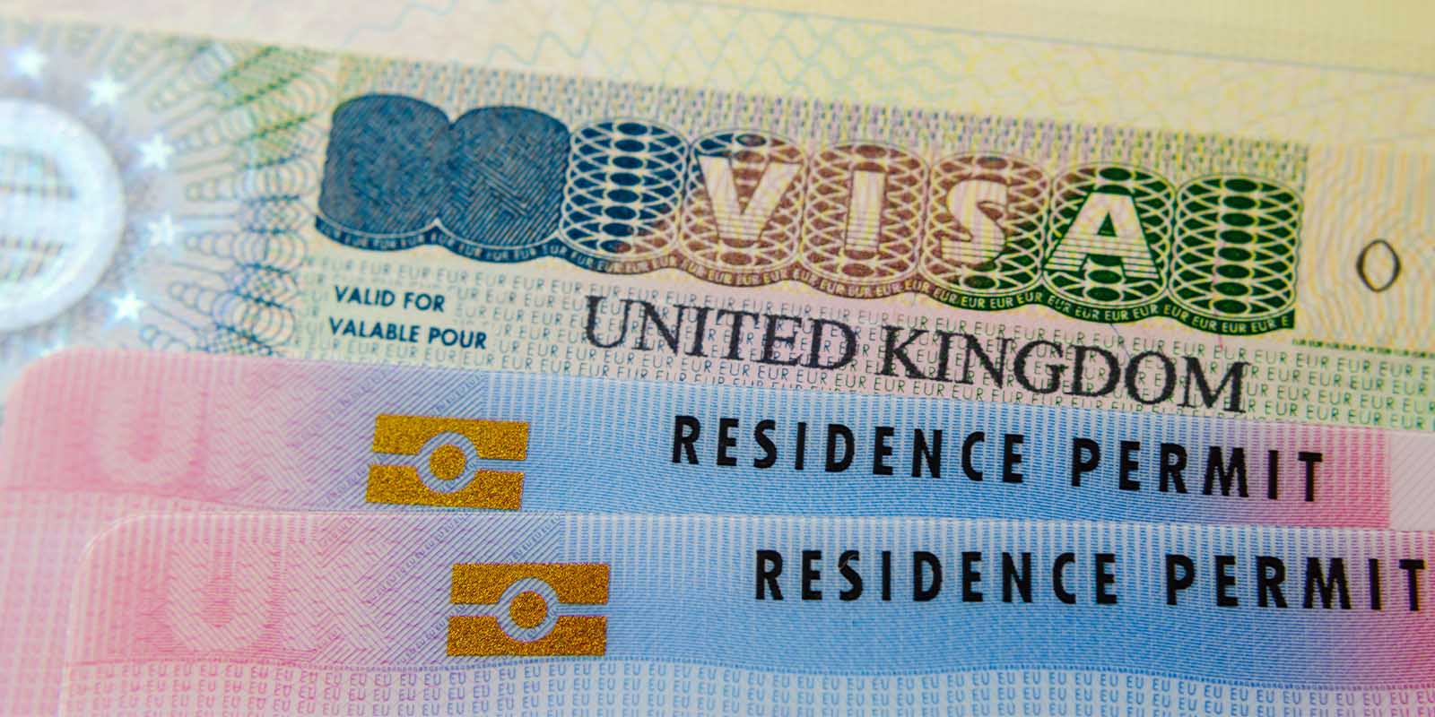 Visa from the United kingdom and European residence cards