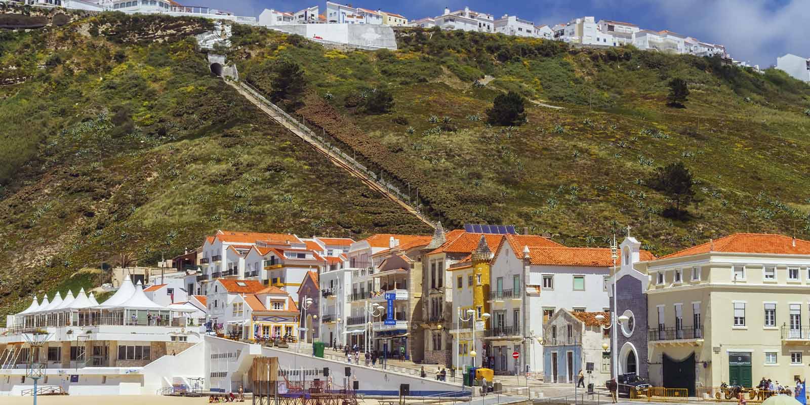 Nazar beach has become world-famous for the giant waves that hit its coast every winter from October to February and attract lots of surfers and spectators from all over the world.